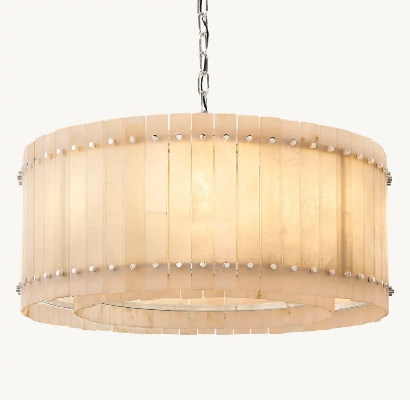 Amelia Alabaster Round Chandelier - view 15