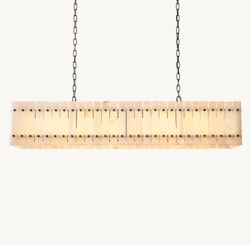 Amelia Alabaster Linear Chandelier - view 7
