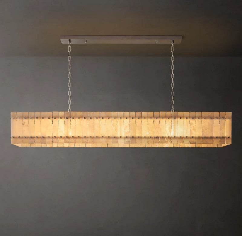 Amelia Alabaster Linear Chandelier - view 15