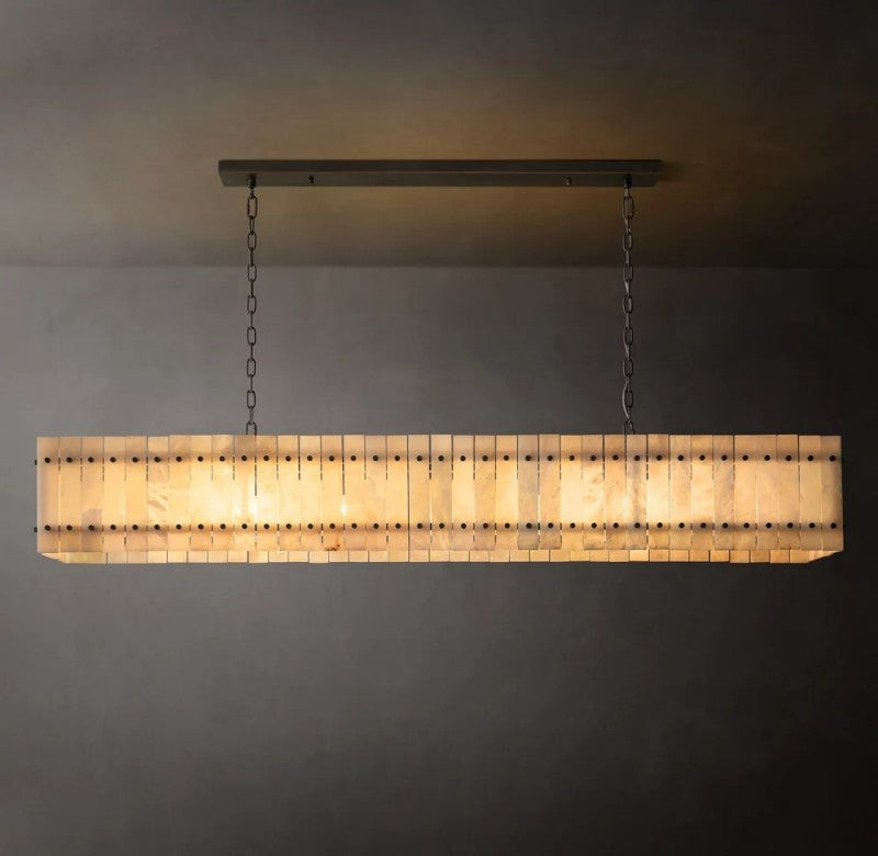 Amelia Alabaster Linear Chandelier - view 11