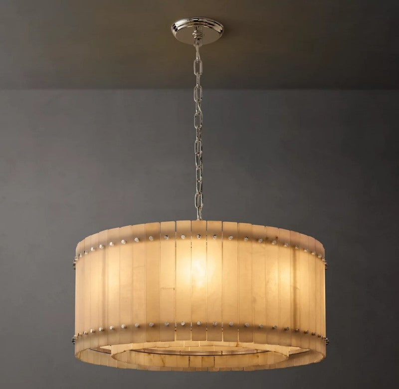 Amelia Alabaster Round Chandelier - view 16