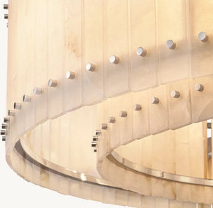 Amelia Alabaster Round Chandelier - view 25