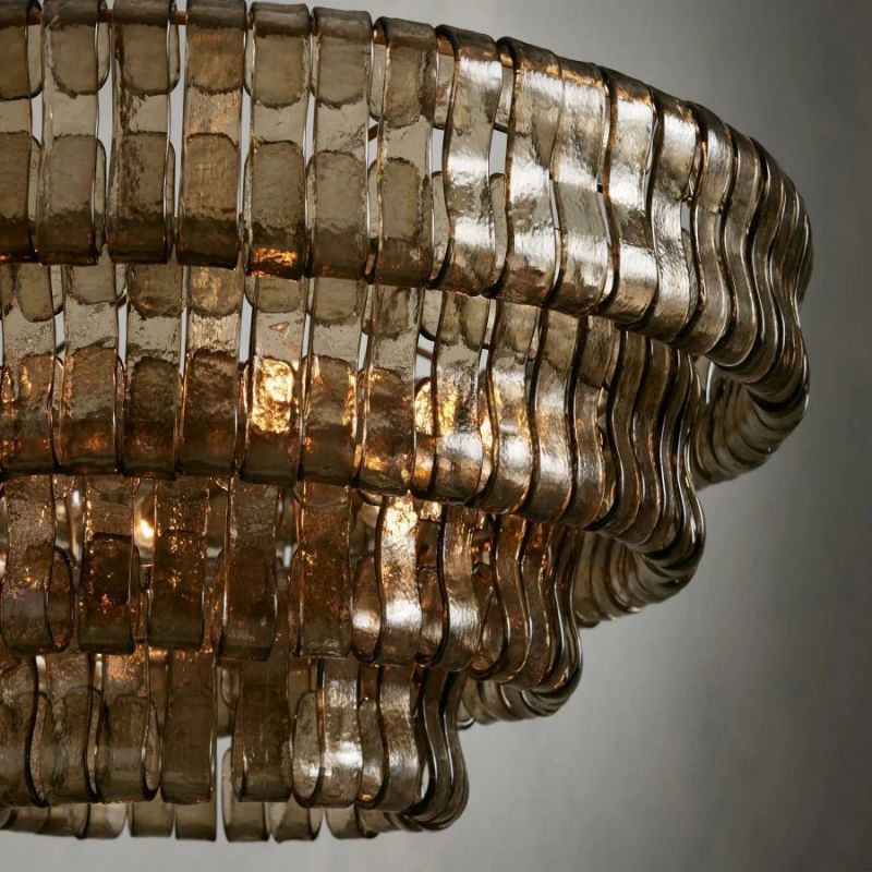 Lime 4-Tier Glass Round Chandelier - view 13