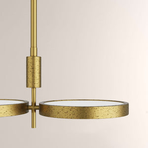 Amos Dual Shallow Drums Chandelier - view 3