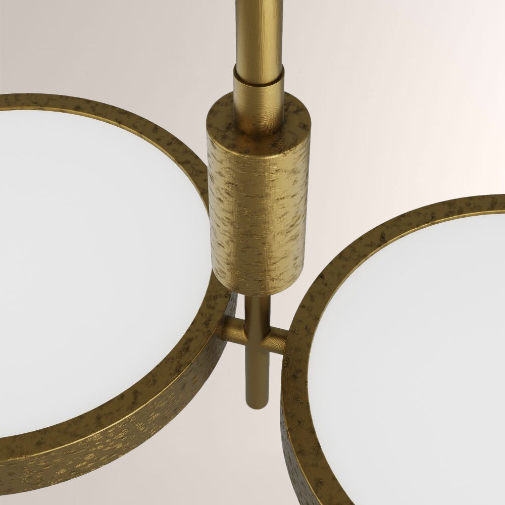 Amos Dual Shallow Drums Chandelier - view 4