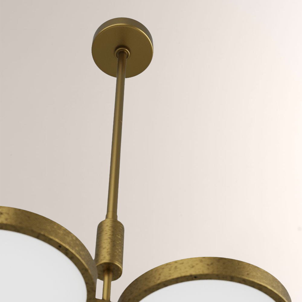 Amos Dual Shallow Drums Chandelier - view 5