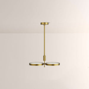 Amos Dual Shallow Drums Chandelier - view 6