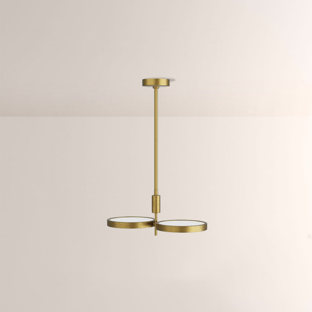 Amos Dual Shallow Drums Chandelier - view 7