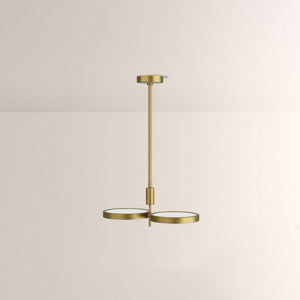 Amos Dual Shallow Drums Chandelier - view 7