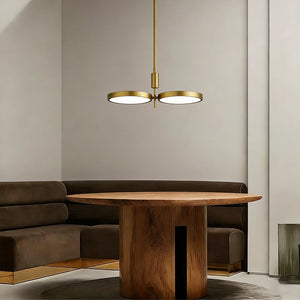 Amos Dual Shallow Drums Chandelier - view 9