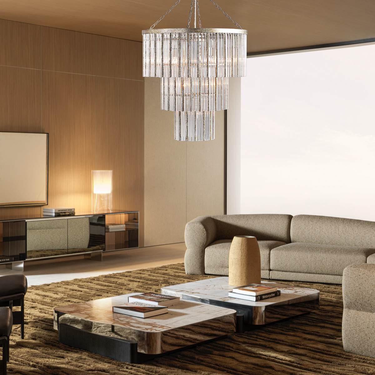 Andalucia 3-Tier Chandelier, three-tier