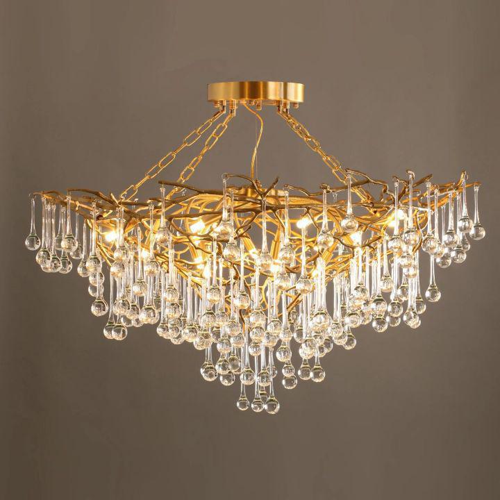 Anita Brass Chandelier - view 2