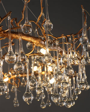 Anita Branch Brass Crystal Chandelier - view 6
