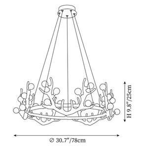 Antler Shape Chandelier - view 12