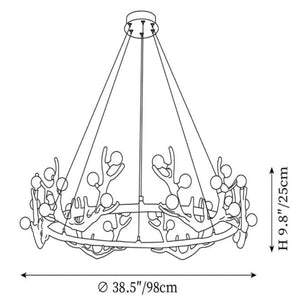 Antler Shape Chandelier - view 13