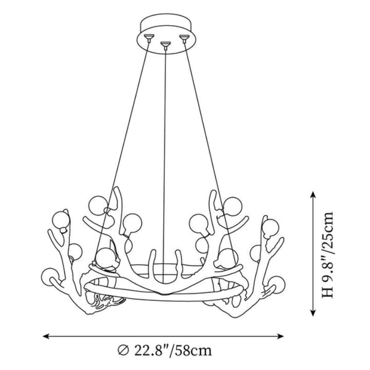 Antler Shape Chandelier - view 10