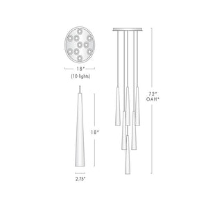 Abner Round Crystal Chandelier - view 5