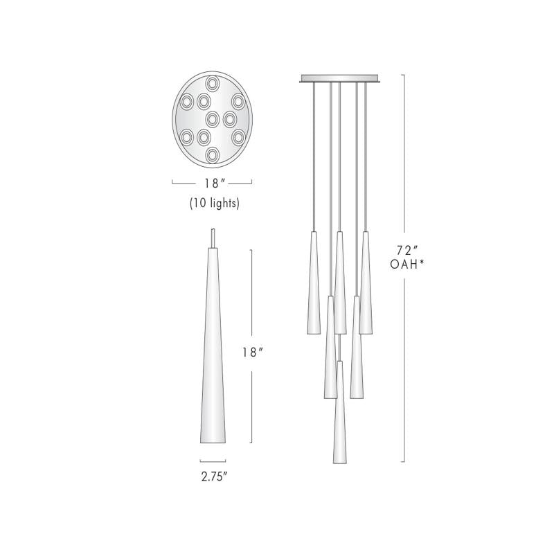 Abner Round Crystal Chandelier - view 5