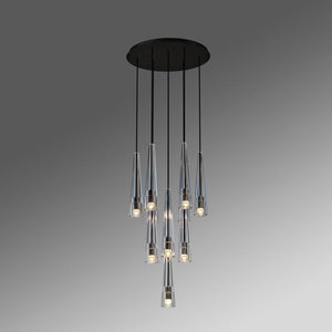 Abner Round Crystal Chandelier - view 2