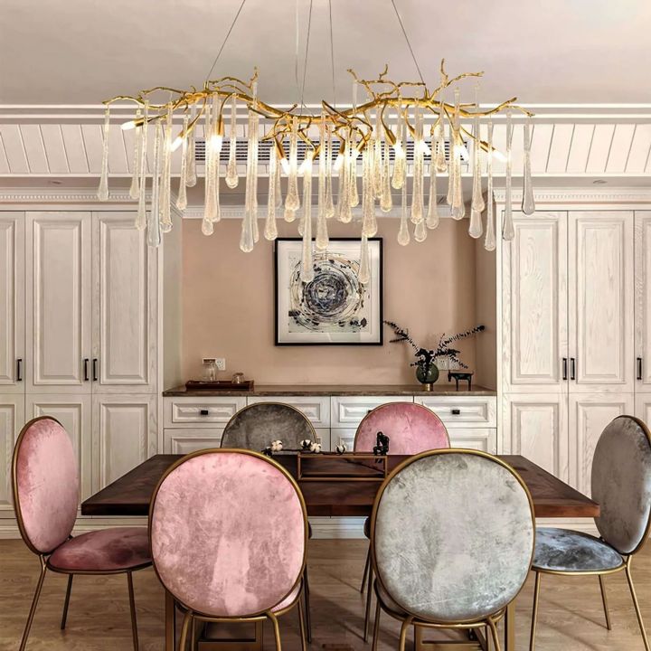 Aqua Makrama Chandeliers - view 9