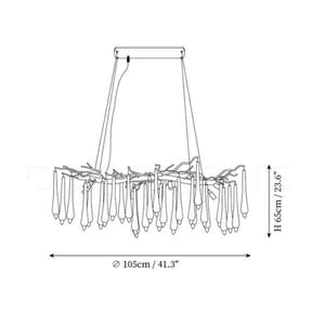 Aqua Makrama Chandeliers - view 15