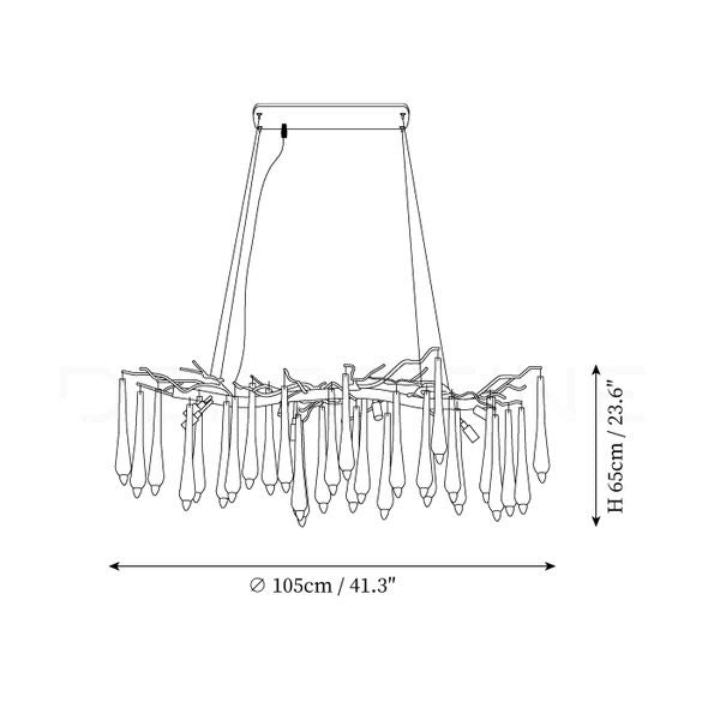 Aqua Makrama Chandeliers - view 15