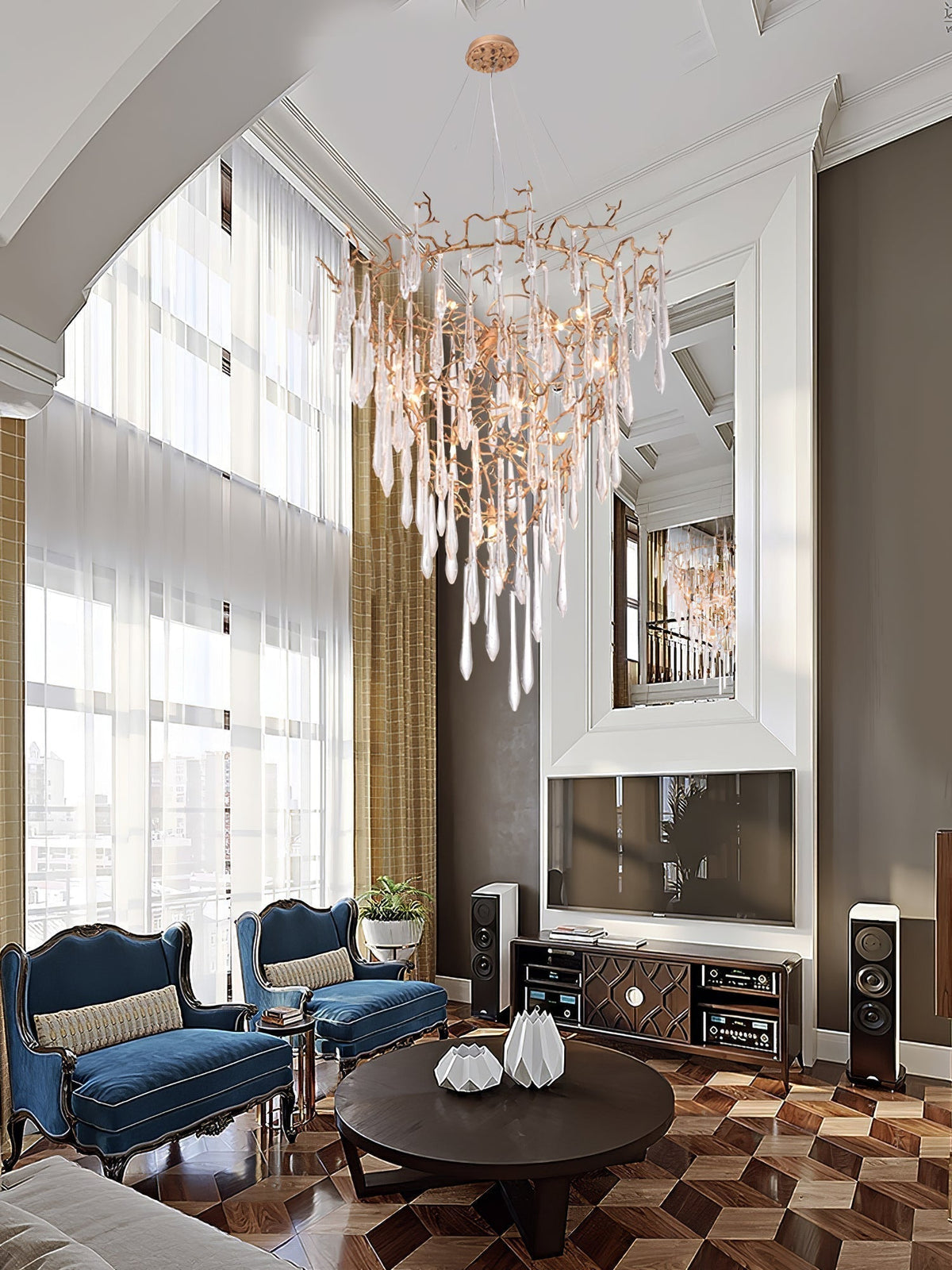Aqua Parable Chandeliers - view 14