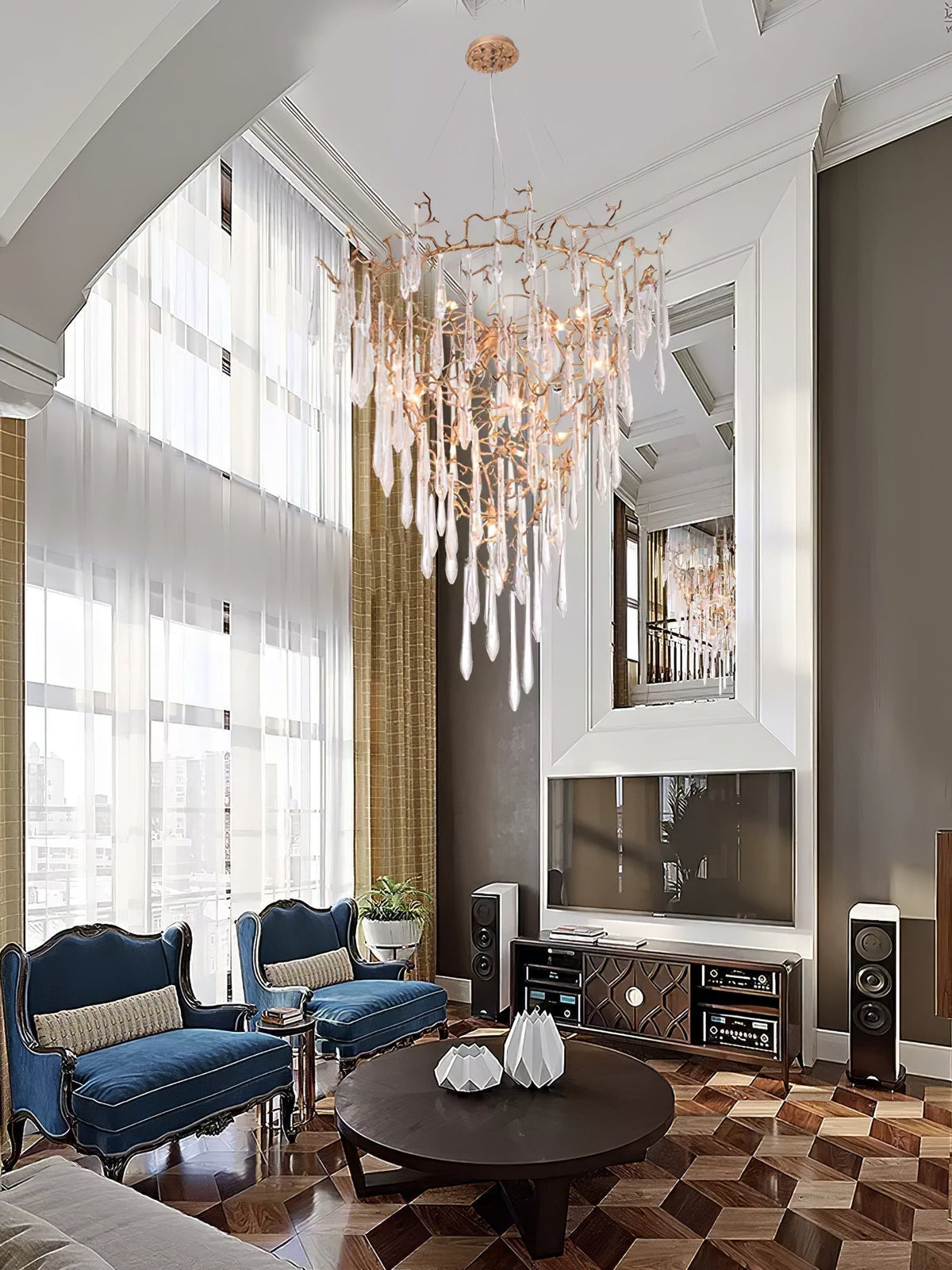 Aqua Parable Chandeliers - view 8