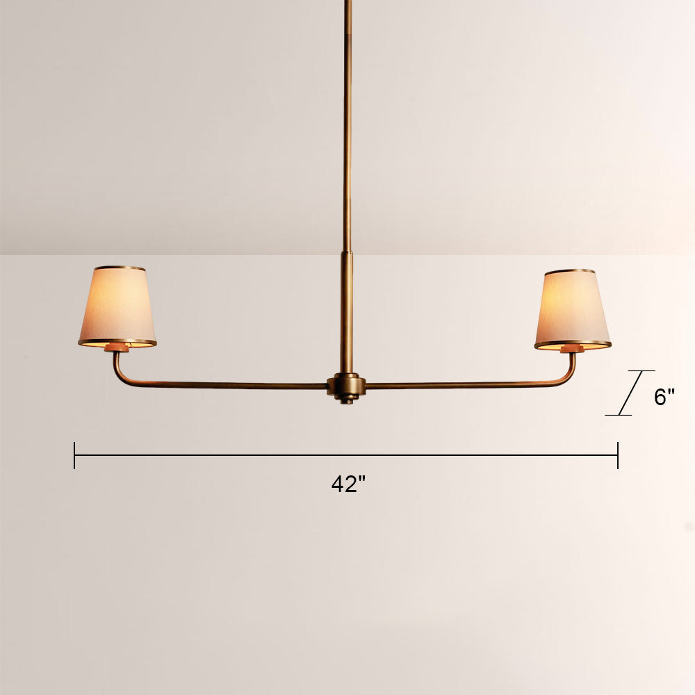 Aria 2-Light Linear Chandelier - view 8