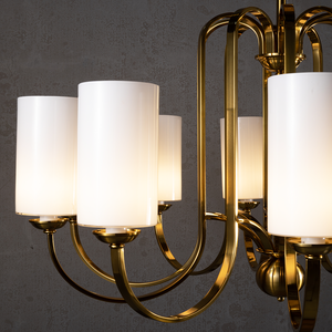 Vintage Brass Chandelier - view 3
