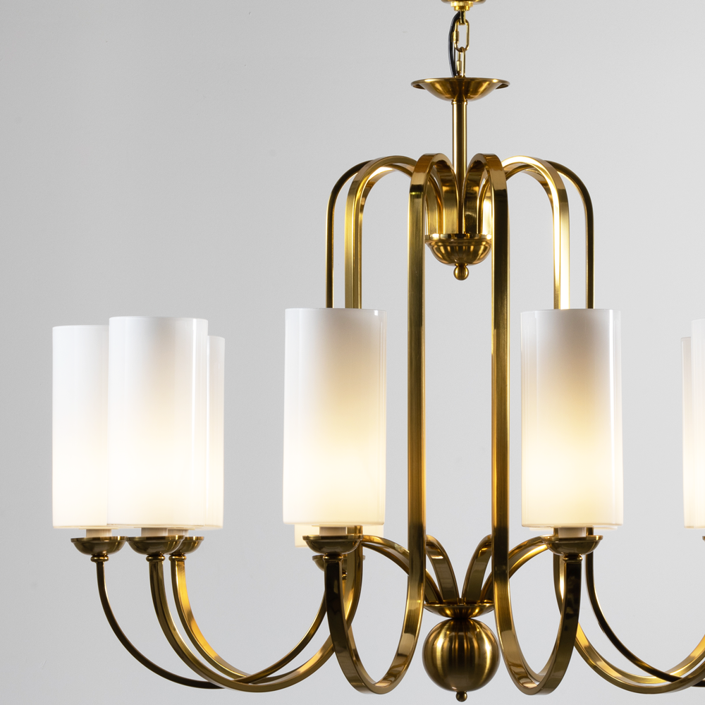 Vintage Brass Chandelier - view 2