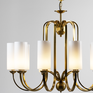 Vintage Brass Chandelier - view 2