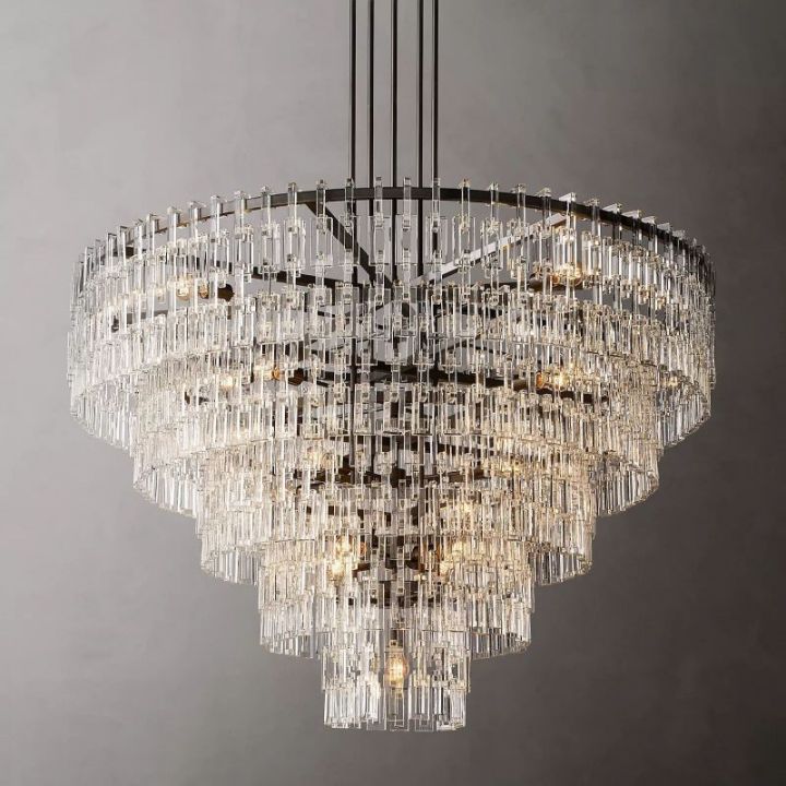 Arrebol 5-Tier Round Chandelier 60” - view 2