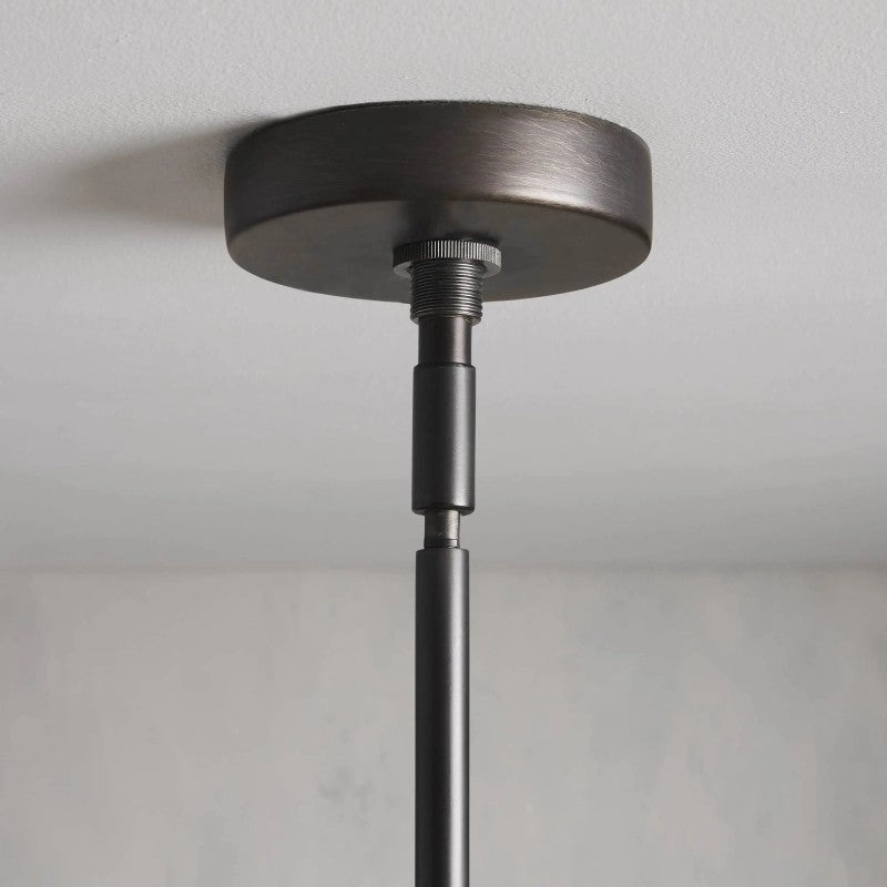 Arrow Bronze Glass Chandelier - view 4