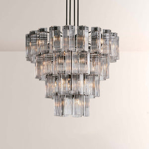 Art Glass Delsia Round Chandelier 48" - view 3