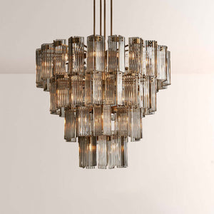 Art Glass Delsia Round Chandelier 48" - view 2