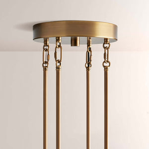 Art Glass Delsia Round Chandelier 48" - view 5