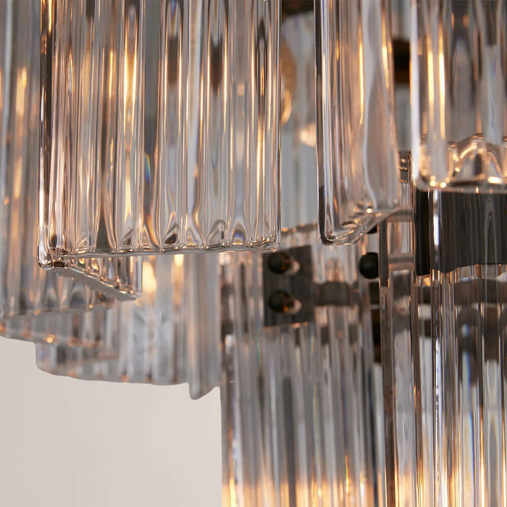 Art Glass Delsia Round Chandelier 48" - view 8