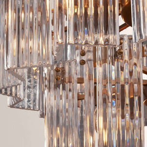 Art Glass Delsia Round Chandelier 48" - view 9