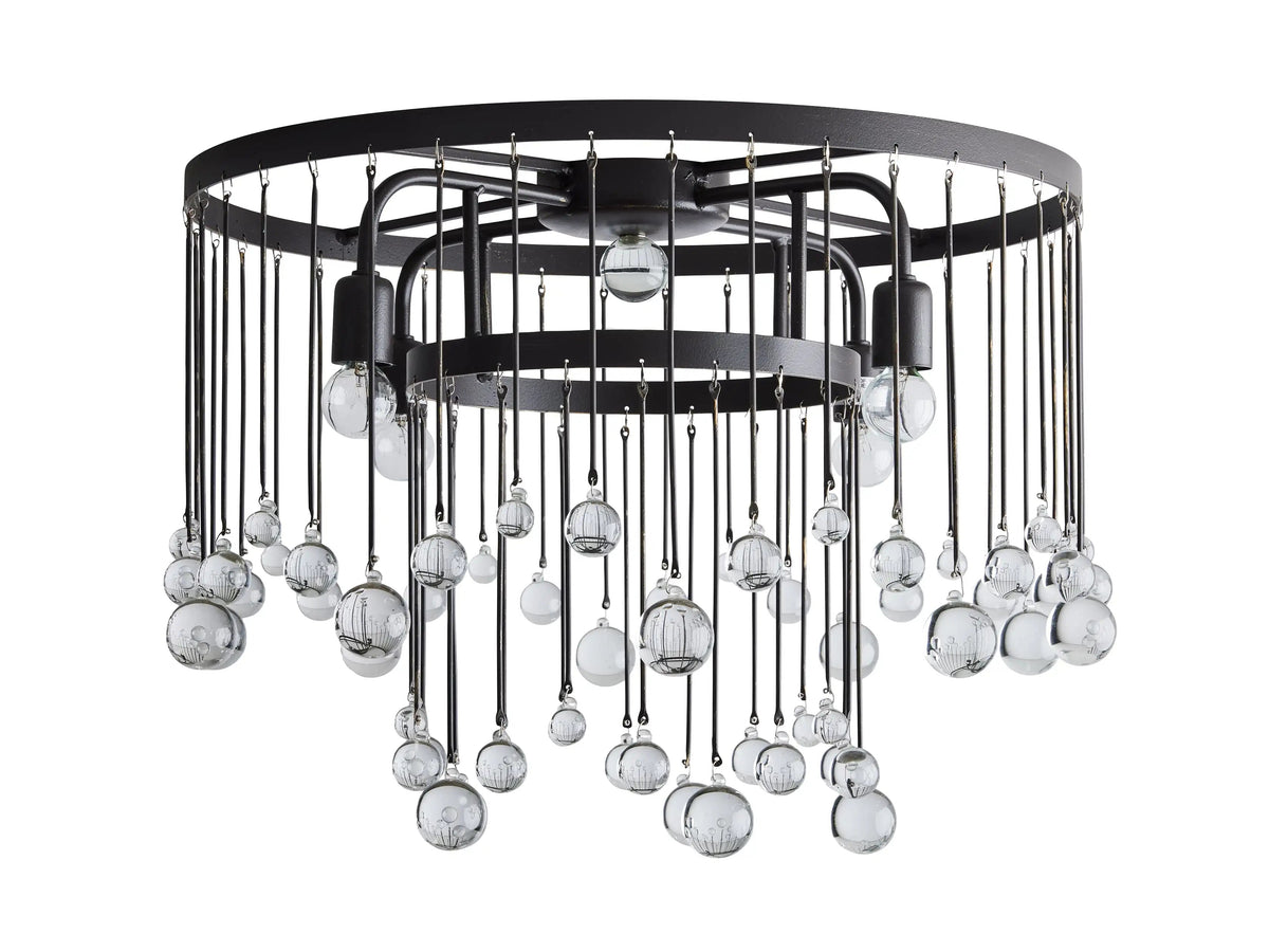 Aubrey Crystal Ball Flushmount, flush mount - view 10