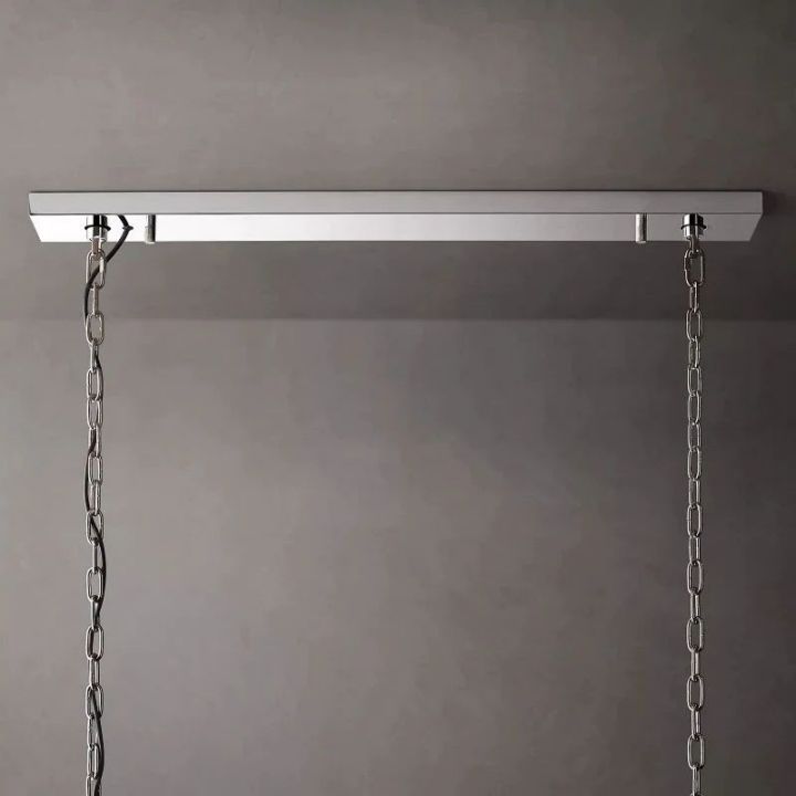 Aubrey Calcite Rectangular Chandelier 54" - view 10