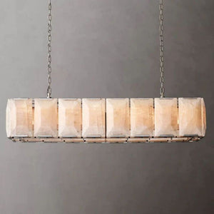 Aubrey Calcite Rectangular Chandelier 54" - view 3