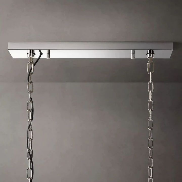 Aubrey Calcite Rectangular Chandelier 42" - view 11