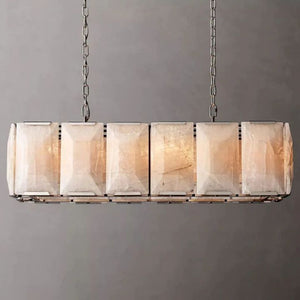 Aubrey Calcite Rectangular Chandelier 42" - view 3
