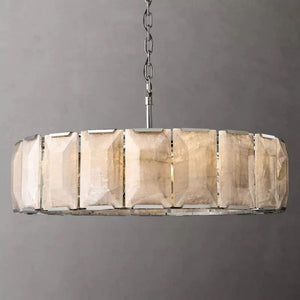 Aubrey Calcite Round Chandelier 43" - view 4