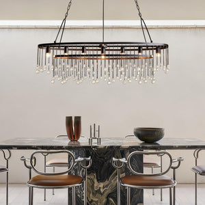 Aubrey 7 Light Oval Chandelier - view 2