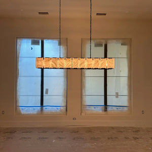 Aubrey Calcite Rectangular Chandelier 54" - view 6