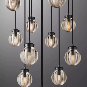 Augety Spherical Modern Round Chandelier 22" - view 8