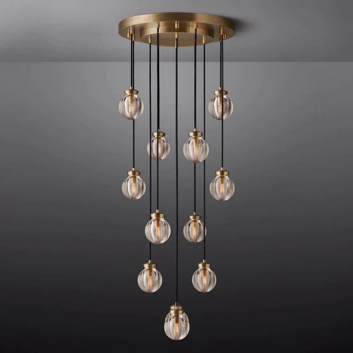 Augety Spherical Modern Round Chandelier 22" - view 4