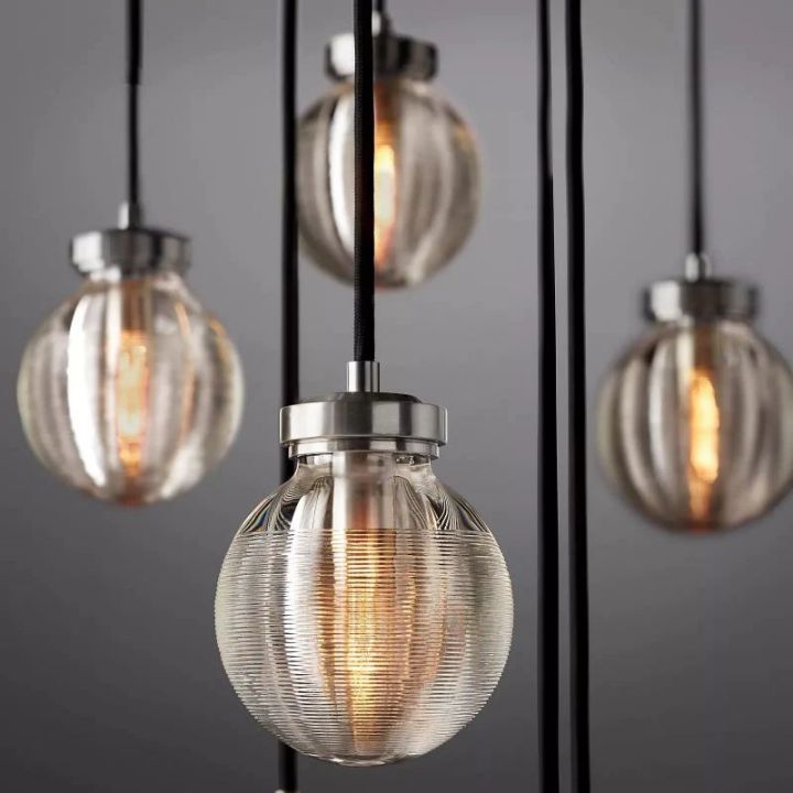 Augety Spherical Modern Round Chandelier 22" - view 9